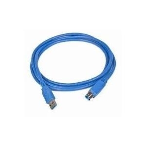 Gembird - USB-Kabel - USB Typ A (M) zu USB Type B (M) - USB 3.0 - 3 m - geformt - Blau von Gembird