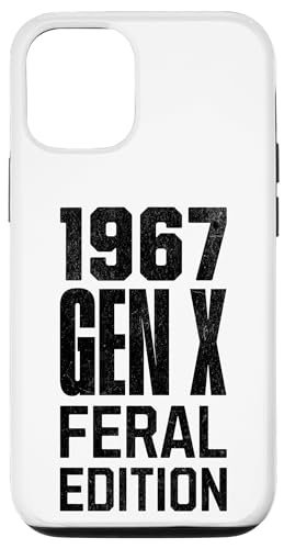 Hülle für iPhone 12/12 Pro Generation X 1967 Feral Edition Gen Xer Geboren 1967 Retro Vintage von Gen X The Feral Generation