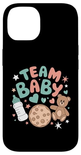 Hülle für iPhone 14 Party zur Verkündung des Geschlechts „Team Baby“ -Babyparty von Gender Reveal Tees Funny Baby Announcement Outfits