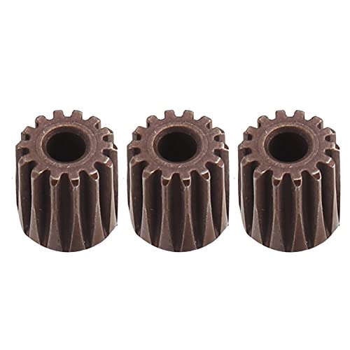 14T Red Gear, Fester 48DP Red Gear Stahl, Praktisch für 3,175 Mm Bürstenlosen Motor für 1/10 Ferngesteuertes Modellauto von Generic