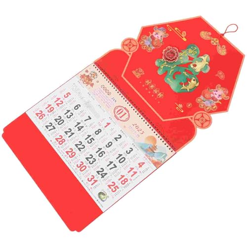 2025 Wandkalender, täglich, chinesisches Neujahr, monatlich, zartes Mondbüro von Generic