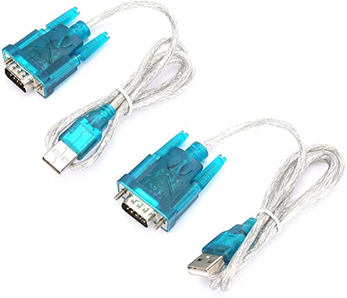 2Pcs HL-340 Serieller Port USB zu RS232 Serieller Port Adapter 9 Pin Serielles Kabel für Serials Modem Router Firmware Update Nützlich und attraktiv von Generic