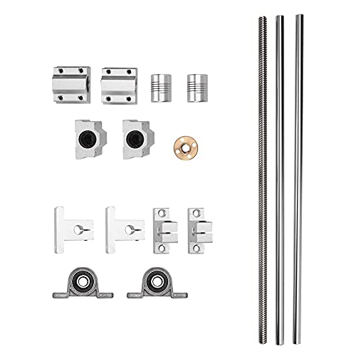 3D -Druckerzubehör, 3D -Drucker -Werkzeugkit 3D -Druckwerkzeugkit 15pcs 30 Cm Drucker Montage Zubehör Koordinaten -Messwerkzeuge für T8 -Führungsschraubenstange Kit 3D -Druckerzubehör, 3D -Drucker -Werkzeugkit 3D -Druckwerkzeugkit 15pcs 30 Cm Drucker Montage Zubehör Koordinaten -Messwerkzeuge für T8 -Führungsschraubenstange Kit von Generic
