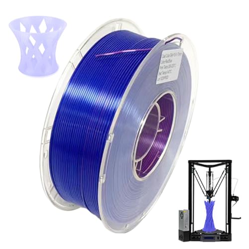 3D-Druckseide,3D-Druckerfilament | 3D-Drucker-Verbrauchsmaterial Filament | Stark haftendes 3D-Druckfilament. Glänzendes Druckmaterial. Die Farbe ändert sich allmählich von Generic