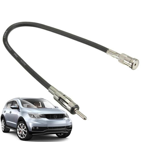 Antennenadapter,Radio-Antennenadapter | Antennenanschlussadapter | Radio-Audiokabel-Adapter, DIN-Stecker auf ISO-Buchse, Antennenanschluss für Autos von Generic