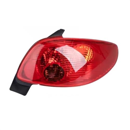 Auto-Rücklichter Auto Heckstoßstangen-Rücklicht, Bremslicht, Rücklicht ohne Leuchtmittel, Rückleuchten, Rücklicht für Peugeot 206 2004-2008 Anhängerlicht(Right) von Generic