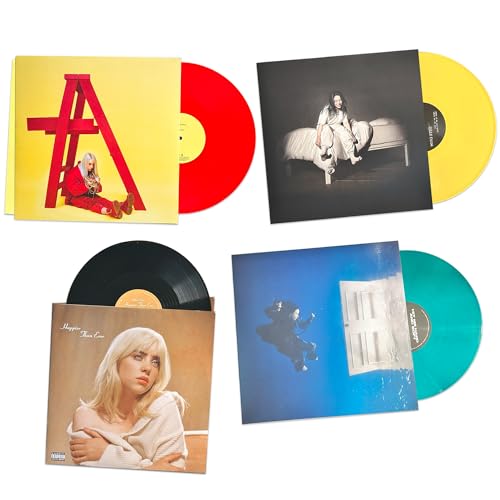 BillieEilish Complete Vinyl Discography Collection: Don't Smile At Me / When We All Fall Asleep, Where Do We Go? / Happier Than Ever / Hit Me Hard and Soft von Generic