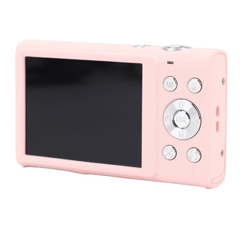 Digitalkamera, Kleine Kamera mit Autofokus-Funktion, 2,8-Zoll-IPS-HD-Bildschirm, Digitalkamera für Fotografie (PINK) von Generic