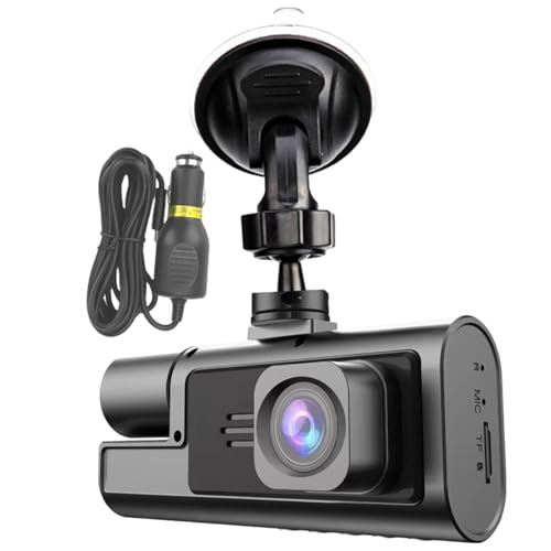 Drehrekorderkamera - Drei Wege Triple Dashcam, Auto Monitor Kamera | Nach hinten ausgerichteter Säuglingsmonitor mit Nachtsicht, High Definition Car Security für nahtlose Schleifenaufzeichnungen im Pa Drehrekorderkamera - Drei Wege Triple Dashcam, Auto Monitor Kamera | Nach hinten ausgerichteter Säuglingsmonitor mit Nachtsicht, High Definition Car Security für nahtlose Schleifenaufzeichnungen im Pa von Generic