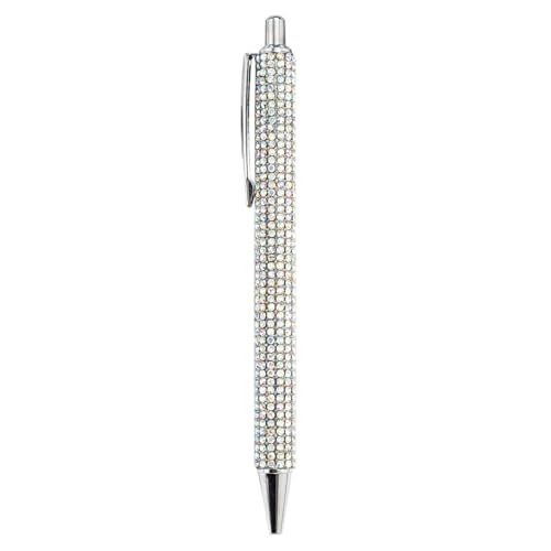 Funkelnder Strass-Schreibstift – Bling Crystal Kugelschreiber, ausgefallener Strass-Journaling-Stift | Einziehbarer, schicker Kugelschreiber mit Kristallakzenten, Strassstifte für die Büroorganisation von Generic