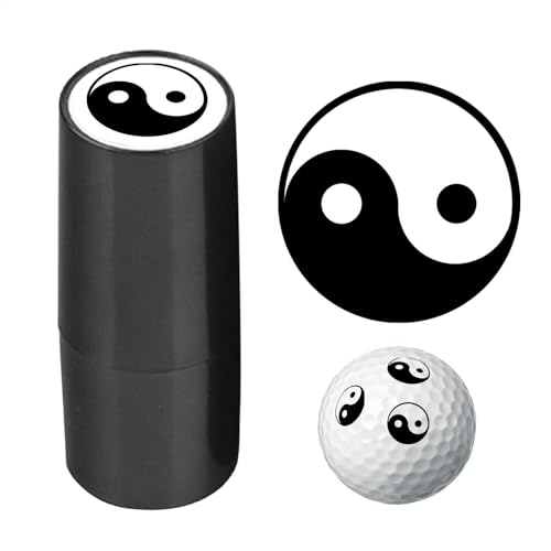 Golfball-Stempel – Golf-Stempel-Marker-Schablone | Wasserfester, lichtempfindlicher Oil-Out-Marker, schnell trocknende, langlebige Tinte, kein Stempelkissen erforderlich, automatischer Golfbal von Generic