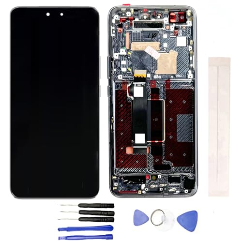 JayTong Display Ersatz für Honor Magic 6 Pro BVL-AN16 LCD-Display + Reparatur Touchscreen Glas zusammengebaut + Reparatur Werkzeug (Schwarz mit Rahmen) von Generic