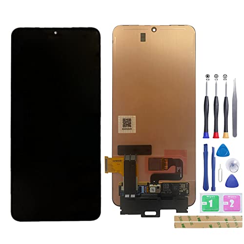 Jinyan LCD-Bildschirm für Gala-xy S21 Plus S21+ SM-G996B SM-G996U LCD Display Außen Glas Touch Screen Digitizer Full Assembly Ersatz (Schwarz) von Generic