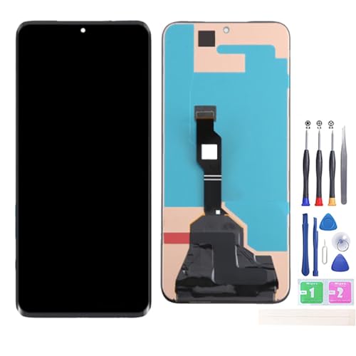 Jinyan LCD-Bildschirm für Hua-wei P50E ABR-AL60 LCD Display Außen Glas Touch Screen Digitizer Full Assembly Ersatz(Schwarz) von Generic