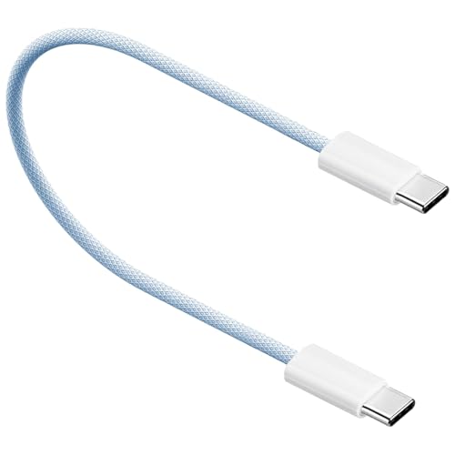 -Kabel – 60 W -auf-Kabel | 0,98 Fuß langes, kompaktes und langlebiges Schnellladekabel, Anti-Twine-Nylon-Ladegerät für Smartphones, Tablets, Laptops, schnelles Laden und Datenübe von Generic