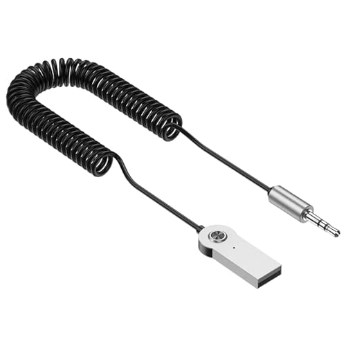 Kabelloser Aux-Adapter - USB-Aux-Adapter, Freisprechanrufe | 3,5mm Auto Aux Audio Kabel Drahtloser, Empfänger Adapter HiFi Stereomusik Autozubehör Transmitter Receiver Klinke Für Kopfhörer Kabelloser Aux-Adapter - USB-Aux-Adapter, Freisprechanrufe | 3,5mm Auto Aux Audio Kabel Drahtloser, Empfänger Adapter HiFi Stereomusik Autozubehör Transmitter Receiver Klinke Für Kopfhörer von Generic