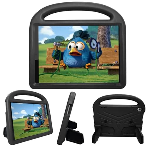 Kinderhülle für Lenovo Tab M10 HD (2. Generation) TB-X306F/TB-X306X 10,1 Zoll 2020, Tablet-Hülle kinderfreundlich, leicht, Griff mit Ständer, weicher EVA-Schaum, stoßfeste Schutzhülle, schwarz von Generic