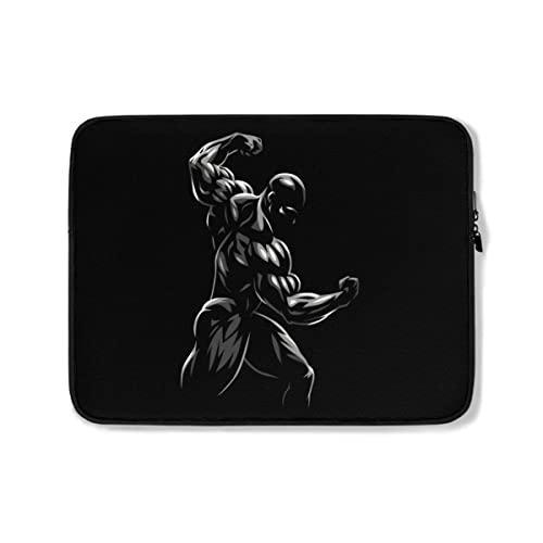 Laptop Hülle Tasche Bodybuilding Notebook Hülle Tasche Mit Reißverschluß Tablet Tragetasche Multifunktion Laptop-Schutzhülle 15In, Für Laptops, Männer von Generic