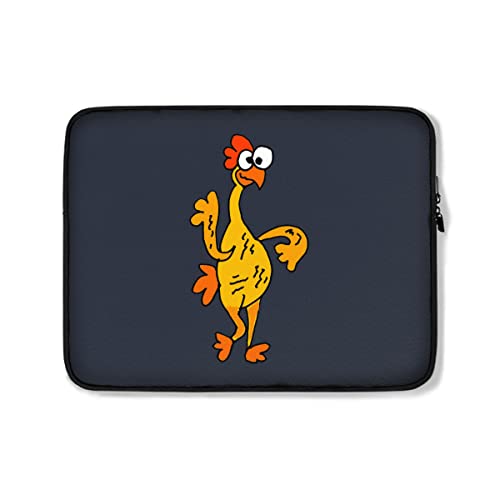 Laptop Hülle Tasche Lustiges Huhn Wie Tanzen Notebook Hülle Wasserdicht Laptop Tasche Mit Reißverschluß Notebooktasche 15In, Für Laptops, Männer von Generic