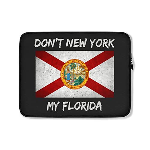 Laptop Hülle Tasche New York, Meine Florida-Flagge Notebook Hülle Tasche Mit Reißverschluß Laptoptasche Wasserdicht Notebook Hülle 15In, Für Notebook, Frauen von Generic