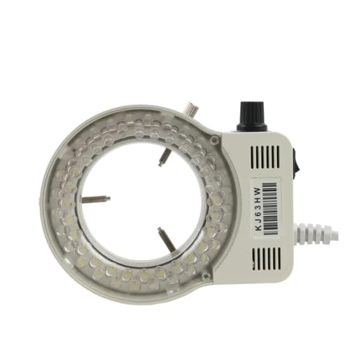 Mikroskop 56 LED verstellbares Mikroskop Dimmer Ringlicht Lampe Video Stereo Trinokular von Generic