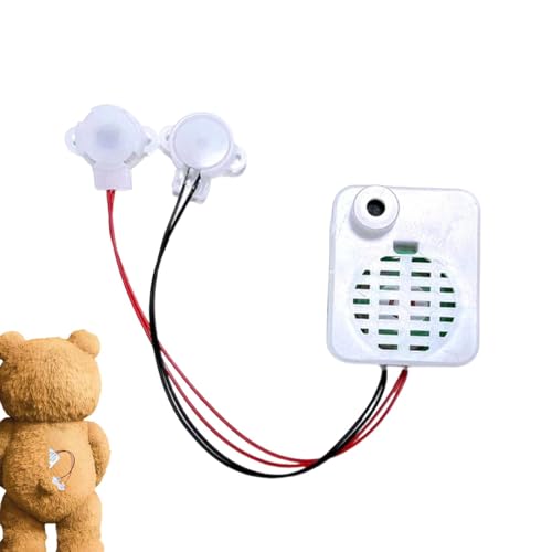 Mini-Diktiergerät – Puppen-Soundbox, Aufnahmebox | Plushie Aufnehmbares Plüschtier, Voice Sound Recorder-Modul, Stofftier-Sprachbox für Stofftier-Halloween-Sprachnachrichten von Generic