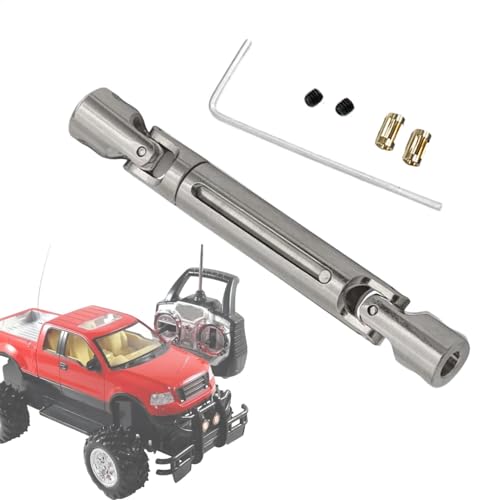 RC-Car-Antriebswelle,Auto-Antriebswelle,Hochleistungs-Achsenersatzpräzision - Achsen-Ersatzteile, Gelenkgetriebe, 1/12 Metall-Antriebswellen aus Stahl von Generic