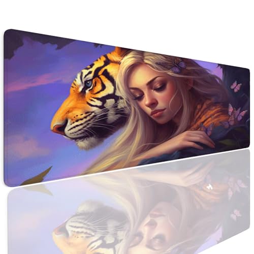 Schreibtischunterlage Mauspad Gaming Mousepad XXL Groß 1600x800x4mm Wassxerdicht Rutchfeste Schreibtisch Unterlage Mouse Pad Multifunktionales Schutz Matte Mauspads, Home Office Mousepad Bestie 4-88 von Generic