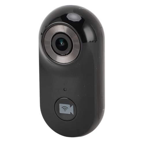 Tragbarer Videorecorder, Kamera mit Verstellbarem Riemen und APP für Vlogging (Black) von Generic