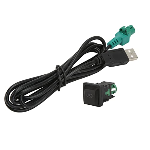 USB-Audiokabel-Adapter, Autoradio-USB-Schalttafel, ABS-Kunststoff, Auto-USB-Kabel-Adapter mit USB-Zubehör für RCD510 RCD310 von Generic