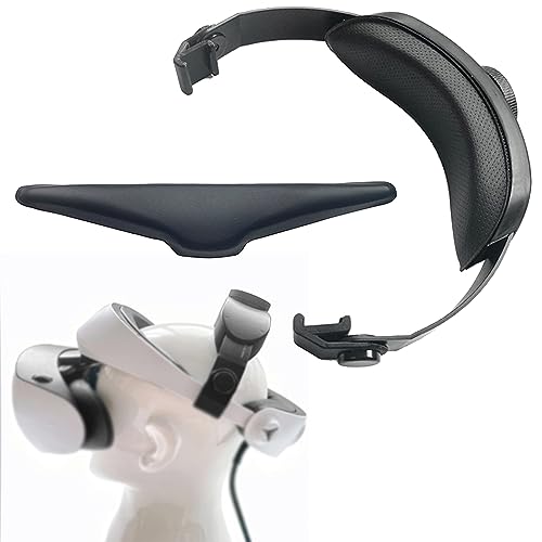 Verstellbares Kopfband und Stirnpolster für PSVR 2 Headset, Komfort über dem Kopfband für PS VR2 gleicht Kopfdruck aus, Zubehör kompatibel für PlayStation VR2 von Generic