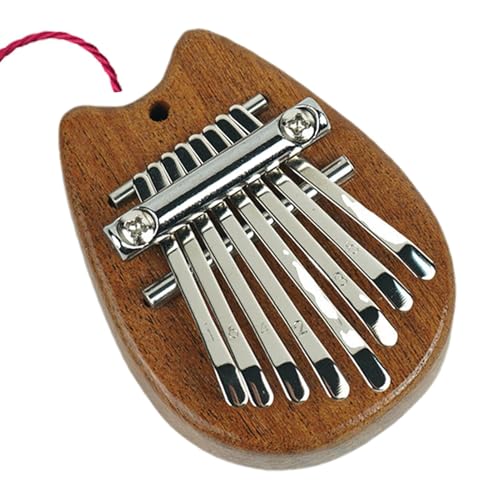 Wood Thumb Piano | Small Piano Finger Thumb Kalimba - Pocket Musical Piano, Handmade Mbira Finger Piano for Kids, All Ages, Family von Generic