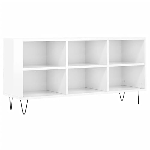 Wenjingqi-826990 TV-Schrank, Holz, weiß, glänzend, 103,5 x 30 x 50 cm von Genérico