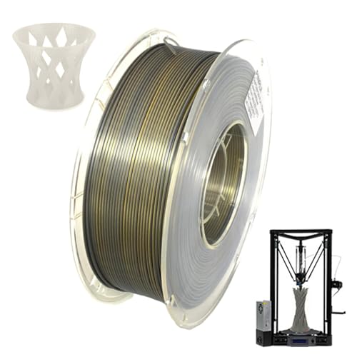 3D-Drucker-Filament-Set, 3D-Druckseide, 1,75 mm zweifarbiges Spulen-Filament, glänzender Farbwechsel des Druckmaterials für 3D-Druckfilament mit starker Bindung von Générique