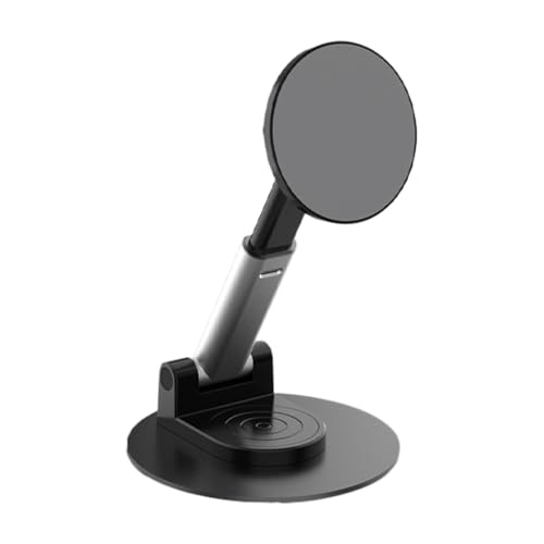 Aluminum Desktop Cradle, Rutschfester Telefonständer, magnetischer Desktop-Tablet-Stand, Telefonhalterung für Schreibtisch, Telefonständer, verstellbarer Telefonständer für Schreibtisch, Tablet mit von Générique