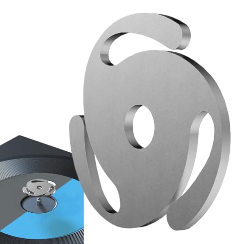 Aufnahmeadapter 45 U/min – Konvertierungsstecker aus robustem Aluminium, leichte Techniken | Kuppeladapter aus robustem Aluminium für Plattenspieler Aufnahmeadapter 45 U/min – Konvertierungsstecker aus robustem Aluminium, leichte Techniken | Kuppeladapter aus robustem Aluminium für Plattenspieler von Générique