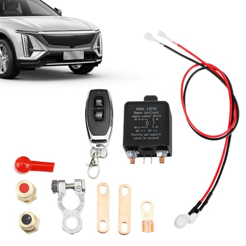 Battery Power Cut Button, Remote Control Battery Isolator, Battery Cutoff Button, Electrical Disconnect Switch, 12V Battery Isolator, Car Battery Disconnect, Battery Cutoff von Générique