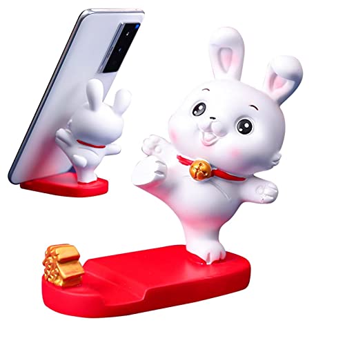 Générique Telefonhalter Hase, aus Kunstharz, Lovely Bunny – Chinesisches Neujahrsfest, Telefonhalter mit Hasenskulptur, Schreibtisch-Dekoration Générique Telefonhalter Hase, aus Kunstharz, Lovely Bunny – Chinesisches Neujahrsfest, Telefonhalter mit Hasenskulptur, Schreibtisch-Dekoration von Générique