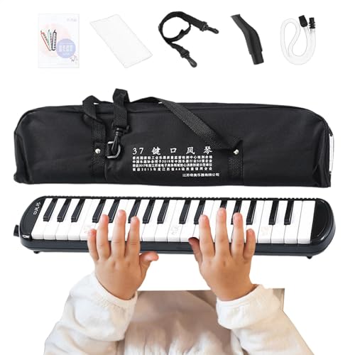 Keyboard Blasinstrument, Melodica Klavier, tragbare Melodica, Blastastatur Instrument, Keyboard Harmonium Instrument mit Tragetasche für Anfänger und Profis von Générique