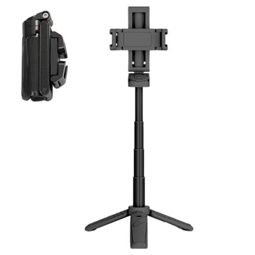 Phone Tripod Stand, 360 ° verstellbarer Selfie-Stick, Lightweight Smartphone Tripod, Fotography Tripod Stand, Videography Tripod für Handys, Tripod Ständer für Smartphones, 360° Rotation Tripod von Générique