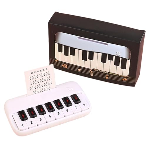 Portable Piano, Electric Piano Keyboard, Tiny Piano Keyboard, Beginner Piano Keyboard, Kids Music Piano, Hand Piano Keyboard 15,5 x 3 x 8 cm/6,1 x 1,18 x 3,15 Zoll für Beginners Kids Music Lovers 3-6 von Générique