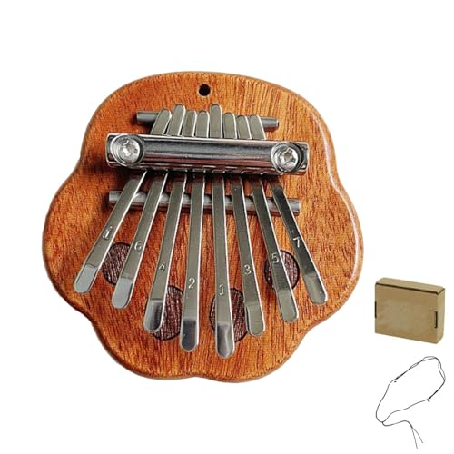 Tragbares Fingerklavier Daumenklavier für Daumen Klavier aus Holz | Handklavier aus Holz mit klarer und heller Note für Schule, Reisen im Freien, Meetings von Générique