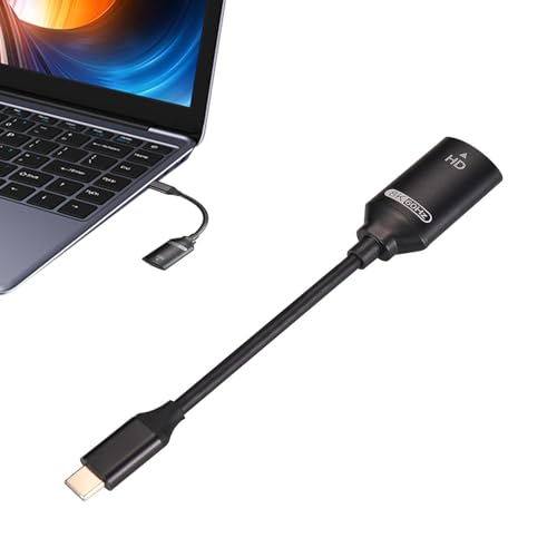 Typ C HD Kabeladapter, Typ C HD Adapterkabel, Hochgeschwindigkeits-Konion Kabel mit demselben Bildschirm, unterstützt 4K, Video und Audio für Laptops, l von Générique