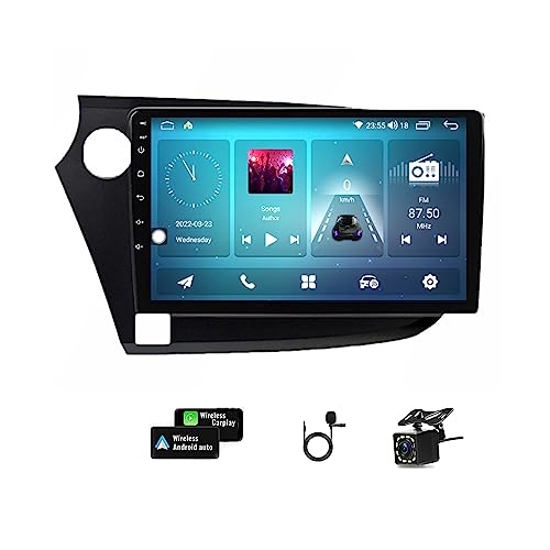 ZGYBDH Android 11 Dual Din Touchscreen Autoradio Für Hon-da Insight 2009-2014 9 Zoll Touchscreen Bluetooth Autoradio mit Unterstützung USB Mirror Link/SWC Rückfahrkamera (Color : LHD P von Générique