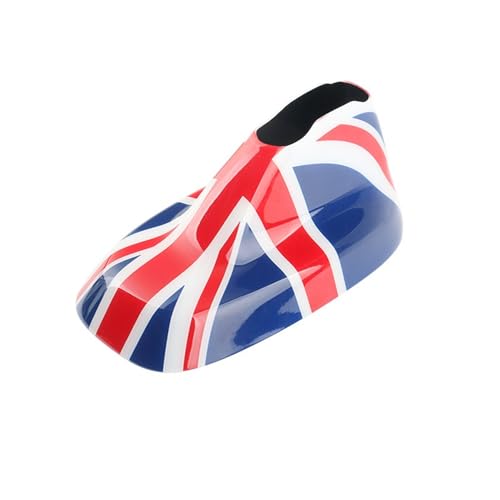 ABS Kunststoff Dach Radio Signal Antenne Dekoration Trim Dekoration Shell für Mini Cooper F54 Clubman F60 Countryman 2014~Now (Union Jack Blue) von Generisch