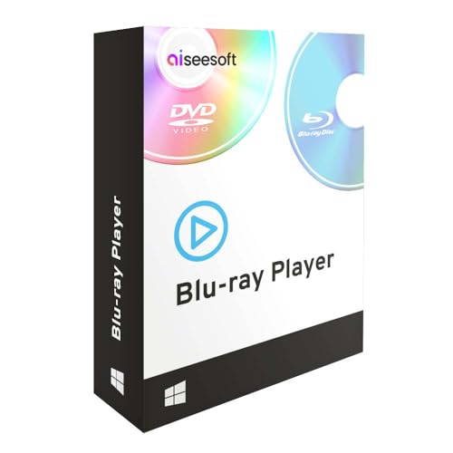 Aiseesoft Blu-ray Player | Windows | 1 Gerät | 1 Jahr | Blu-ray Player Software für den PC | Aktivierungscode per E-Mail von Generisch