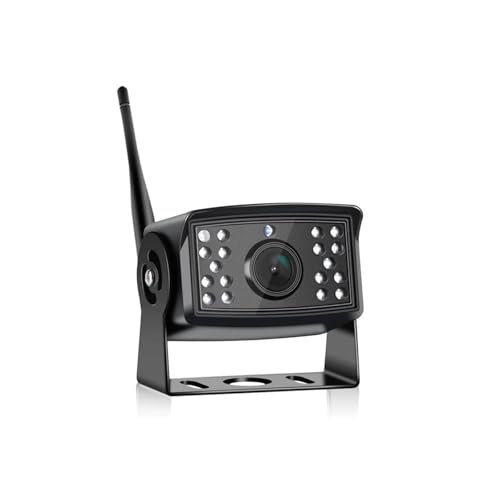 Auto-Rückfahrkamera 7 Zoll AHD Wireless DVR Auto Monitor Display Fahrzeug Bildschirm Rückansicht für LKW für Reverse Back Up Recorder WiFi Kamera Auto-Rückfahrkamera(Only Monitor) von Generisch