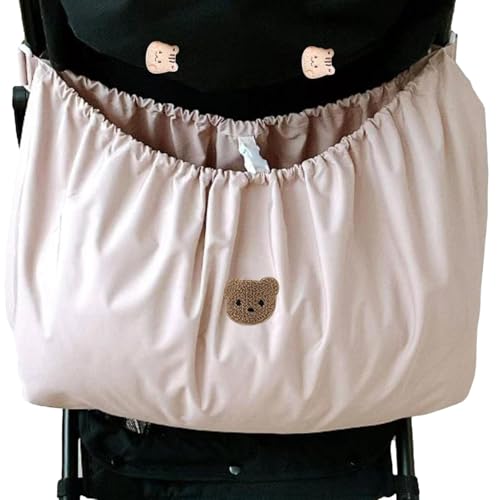 Baby Kinderwagenstasche - Schöne Bärenmuster Baby Kinderwagen -Halter Organisator | Hängende Baby -Trolley -Beutel, kompatibel mit den meisten Kinderwagen, multifunktionaler großer Kapazität einfaches Baby Kinderwagenstasche - Schöne Bärenmuster Baby Kinderwagen -Halter Organisator | Hängende Baby -Trolley -Beutel, kompatibel mit den meisten Kinderwagen, multifunktionaler großer Kapazität einfaches von Generisch