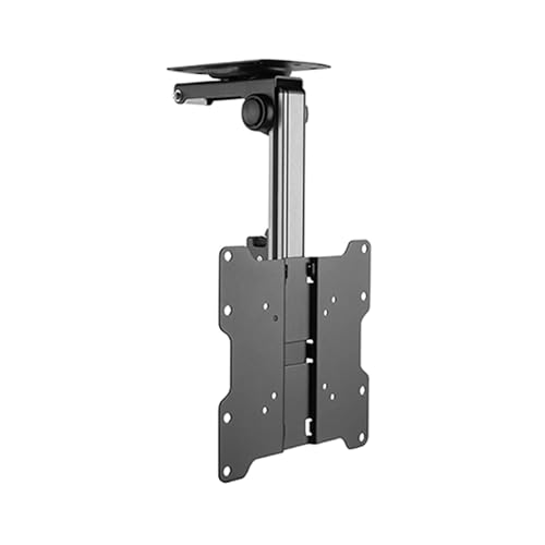 Decken-TV-Halterung für 43,2 cm (17 Zoll) 94 cm (17 Zoll) große Fernseher, faltbar, neig- und drehbar, verstellbarer TV-Ständer für bis zu 20 kg, platzsparend, feste TV-Aufhänger-Basis von Generisch