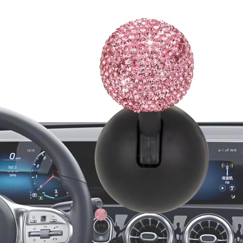 Diamond Neded Car -Touch Start Rocker Ball, Automobile Touch Start-Rocker, dekorative -Button-Start-Strass-Ball-Bar-Rocker Joystick von Generisch